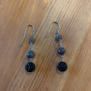 Sparkly dangling earrings